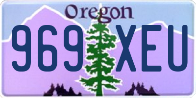 OR license plate 969XEU