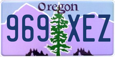 OR license plate 969XEZ