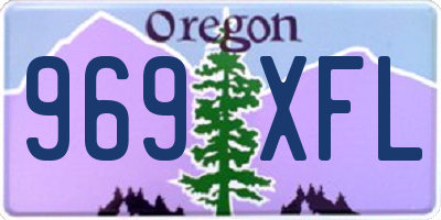 OR license plate 969XFL