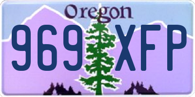 OR license plate 969XFP