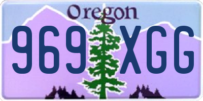 OR license plate 969XGG