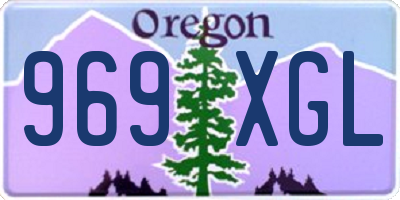OR license plate 969XGL