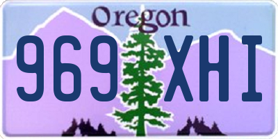 OR license plate 969XHI