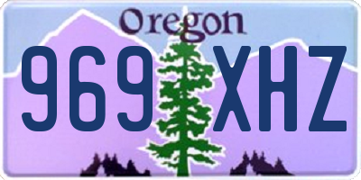 OR license plate 969XHZ