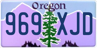 OR license plate 969XJD