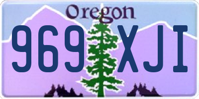 OR license plate 969XJI