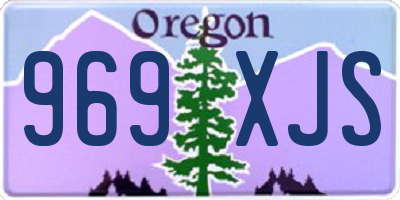 OR license plate 969XJS