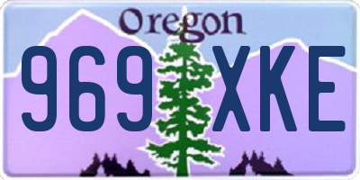 OR license plate 969XKE