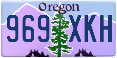 OR license plate 969XKH