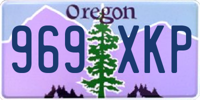 OR license plate 969XKP