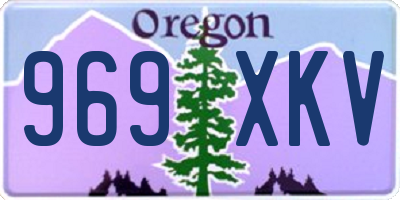 OR license plate 969XKV