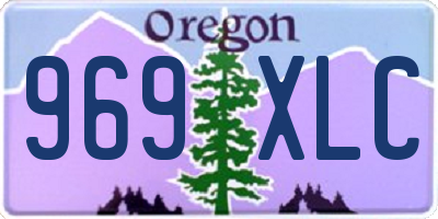 OR license plate 969XLC