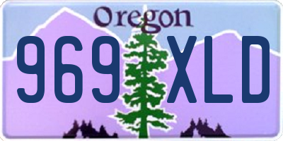 OR license plate 969XLD
