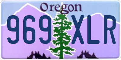 OR license plate 969XLR