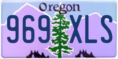 OR license plate 969XLS