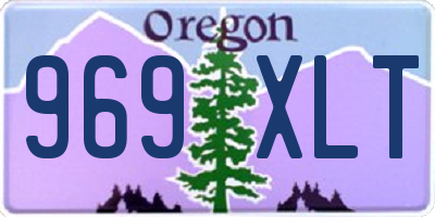 OR license plate 969XLT