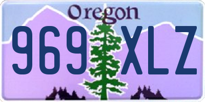 OR license plate 969XLZ