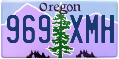 OR license plate 969XMH