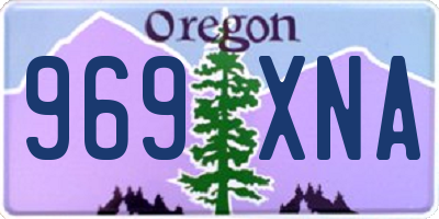 OR license plate 969XNA