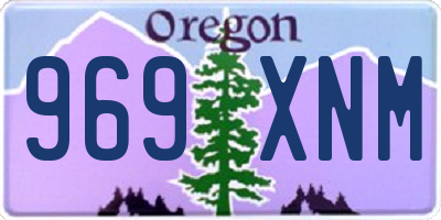 OR license plate 969XNM