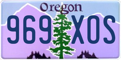 OR license plate 969XOS