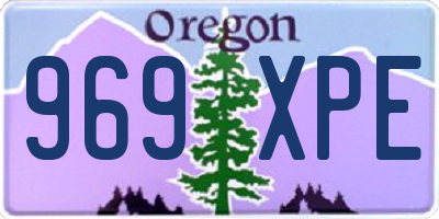 OR license plate 969XPE