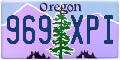 OR license plate 969XPI