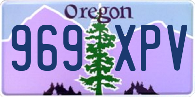 OR license plate 969XPV