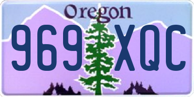 OR license plate 969XQC