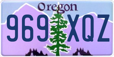 OR license plate 969XQZ