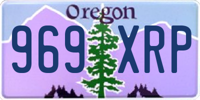OR license plate 969XRP