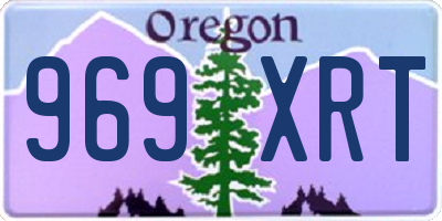 OR license plate 969XRT