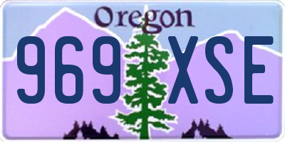 OR license plate 969XSE