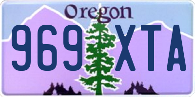 OR license plate 969XTA