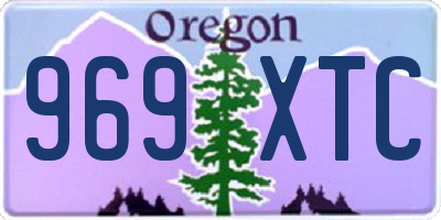 OR license plate 969XTC