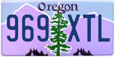 OR license plate 969XTL