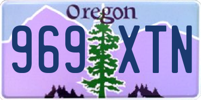 OR license plate 969XTN