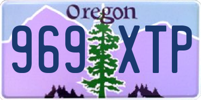 OR license plate 969XTP