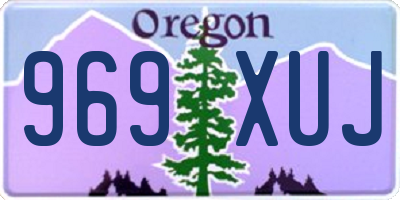 OR license plate 969XUJ