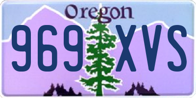 OR license plate 969XVS