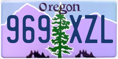 OR license plate 969XZL