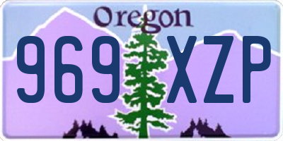 OR license plate 969XZP