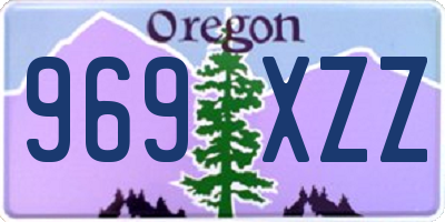 OR license plate 969XZZ