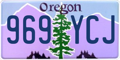 OR license plate 969YCJ