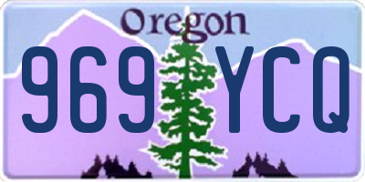 OR license plate 969YCQ