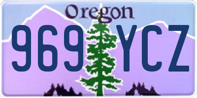 OR license plate 969YCZ