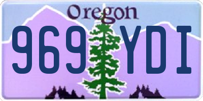 OR license plate 969YDI