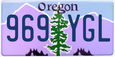 OR license plate 969YGL
