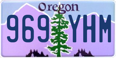 OR license plate 969YHM