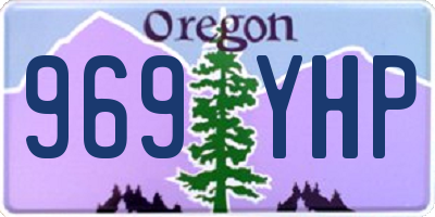 OR license plate 969YHP